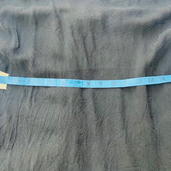 Vintage SILX Black Silk Slip / Chemise by August Silx / Size Small to Medium - Picture 6 of 8